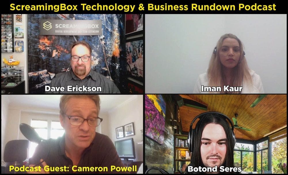 Decorative image for TECHNOLOGY AND BUSINESS RUNDOWN EPISODE #5 – CREDOSCORE – GUEST: CAMERON POWELL